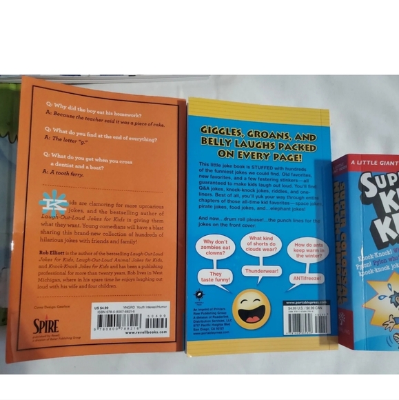:* Mix lot of 8 kids children joke , knock knock jokes and riddles books . Funny - Picture 6 of 12